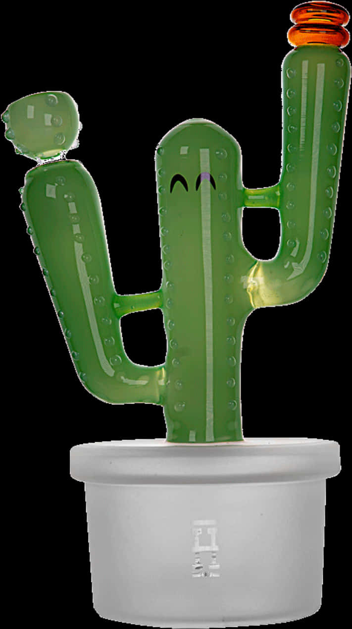 Animated Cactusin Pot PNG
