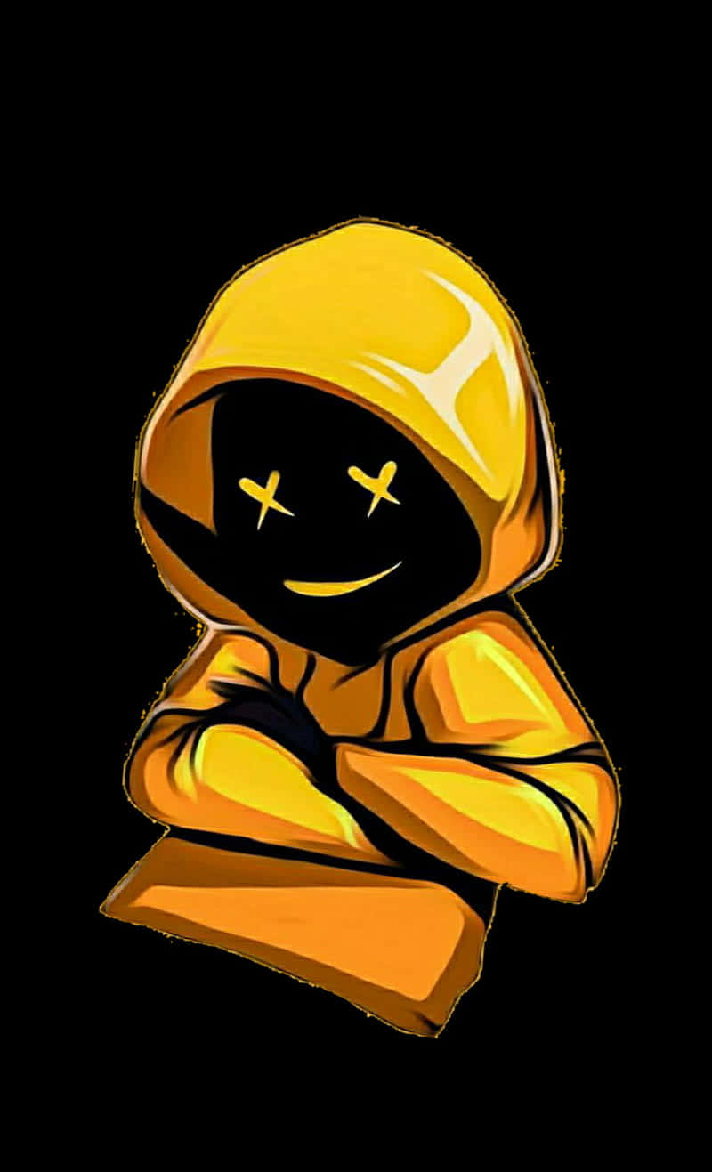 Smiling Hoodie Character Pfp Wallpaper