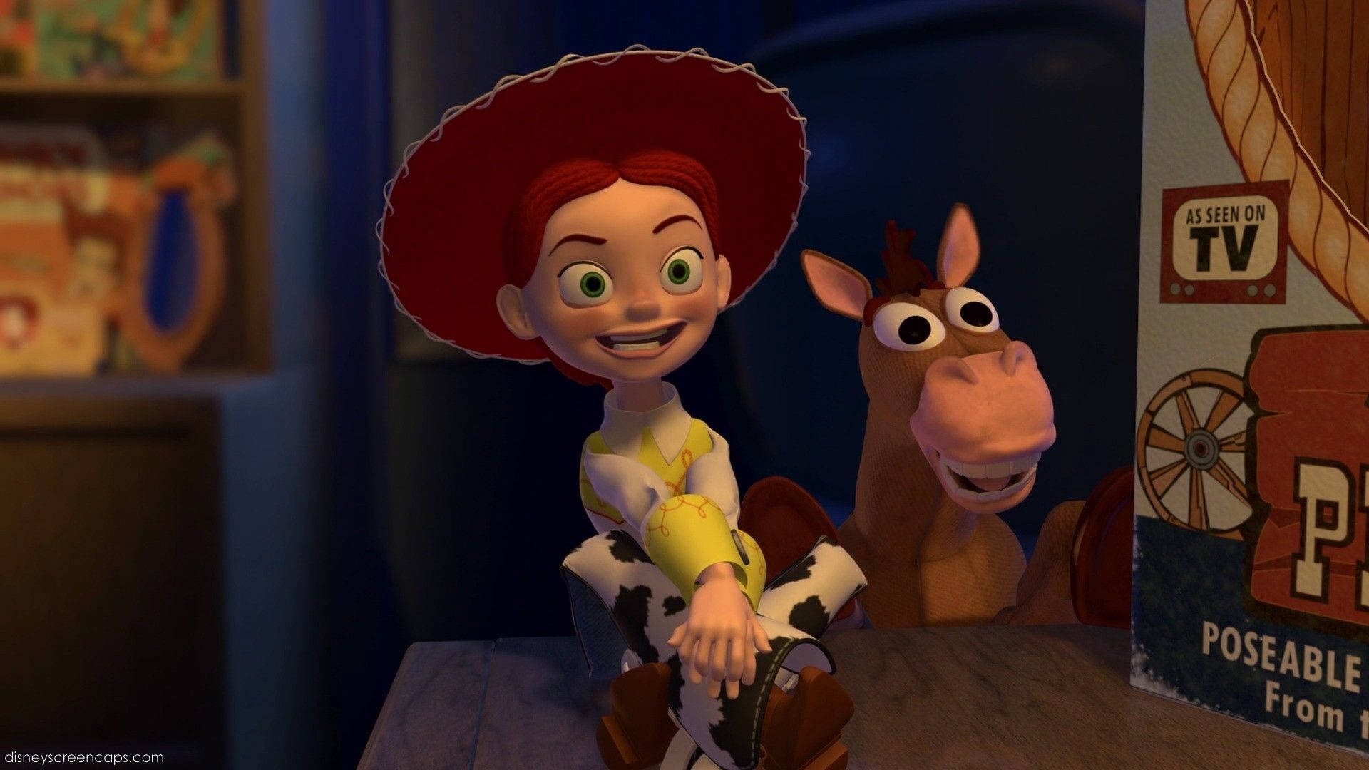 Smilende Jessie og Bullseye Toy Story tapet Wallpaper