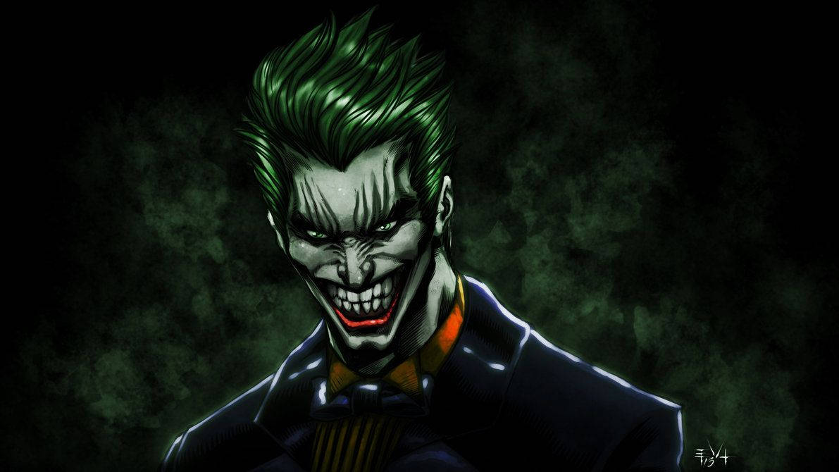 Smiling Joker Digital Art