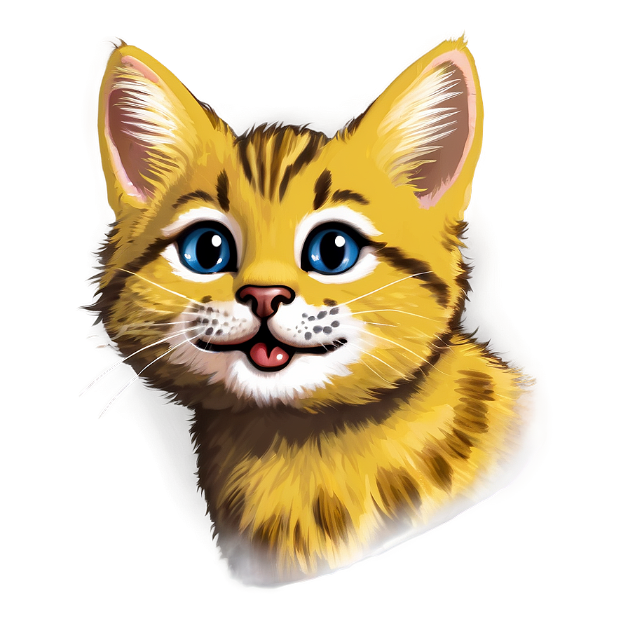 Download Smiling Kitten Png Ehc | Wallpapers.com