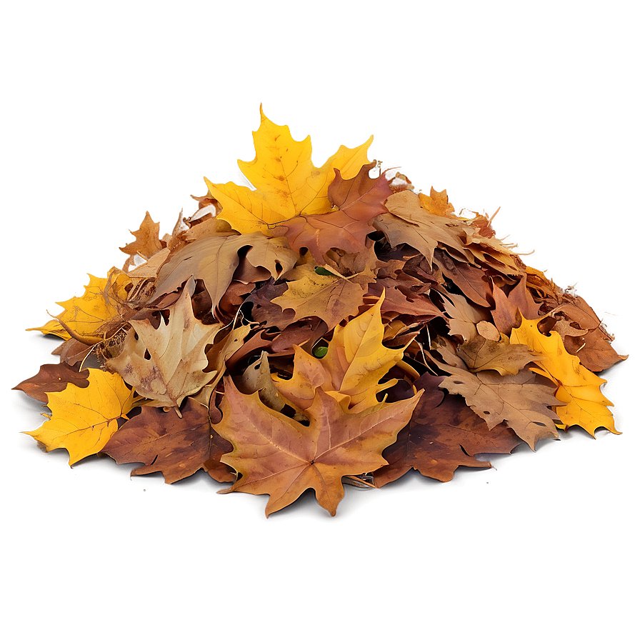 Smiling Leaf Pile Png Wrv93 PNG