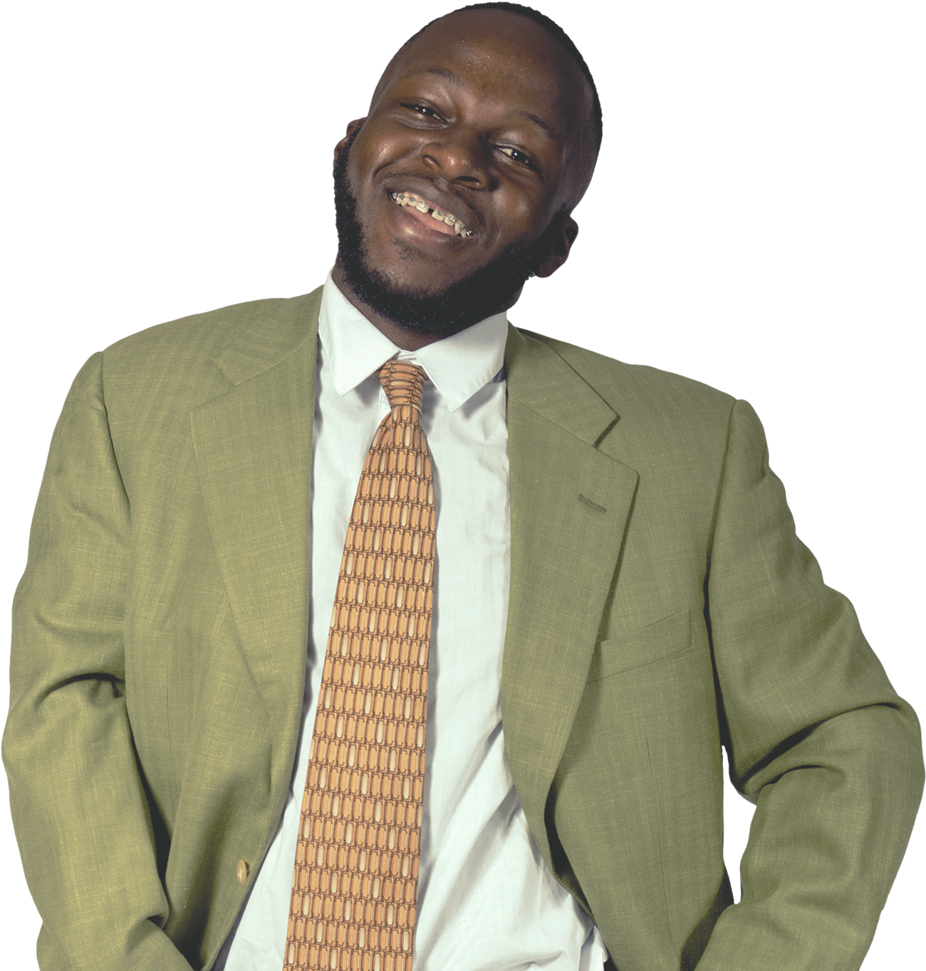 Smiling Man In Suit PNG