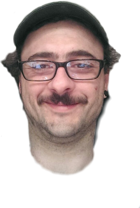 Smiling Man With Capand Glasses PNG