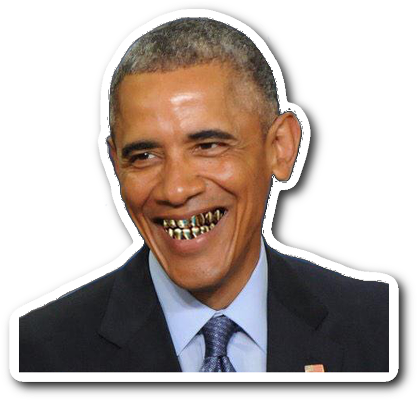 Smiling Man With Edited Teeth Sticker PNG