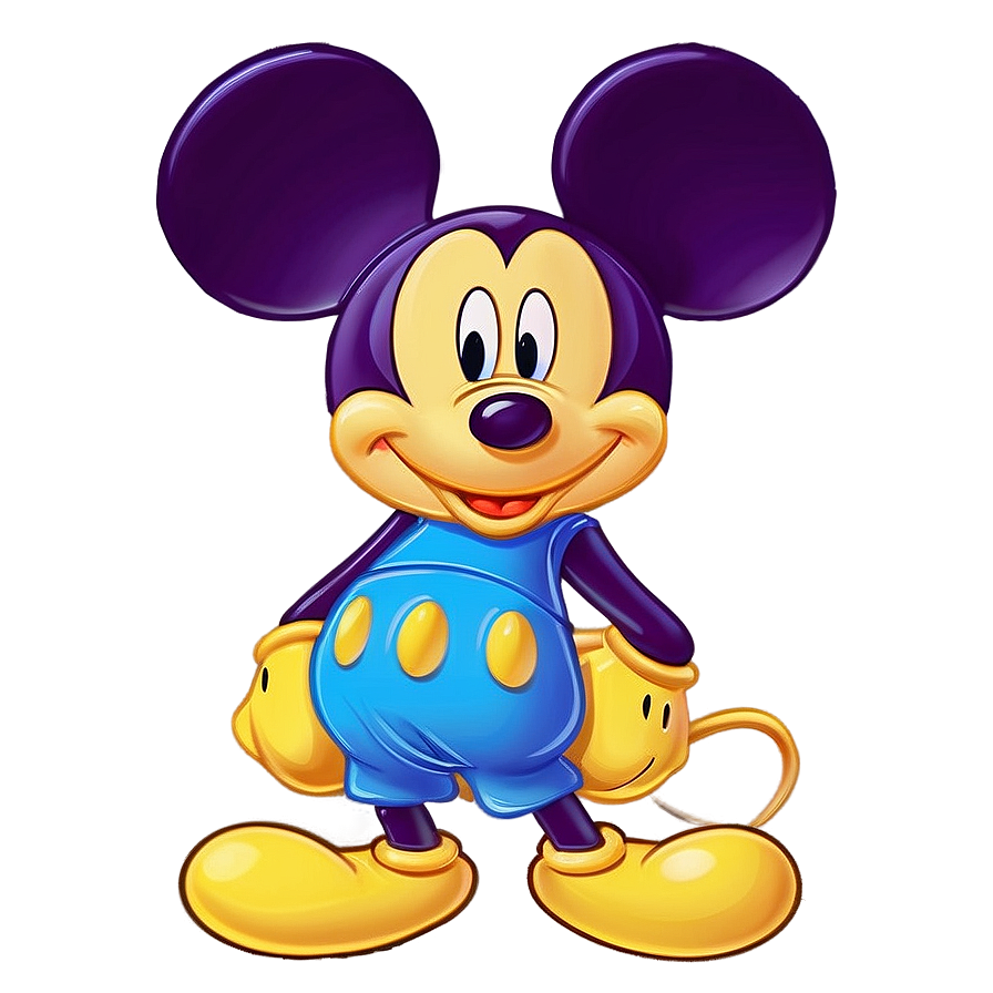 Download Smiling Mickey Character Png Kai | Wallpapers.com