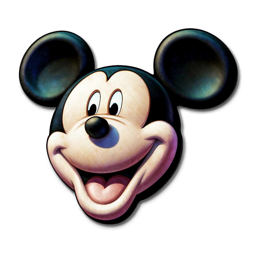 Download Smiling Mickey Mouse Face Png 06122024 | Wallpapers.com