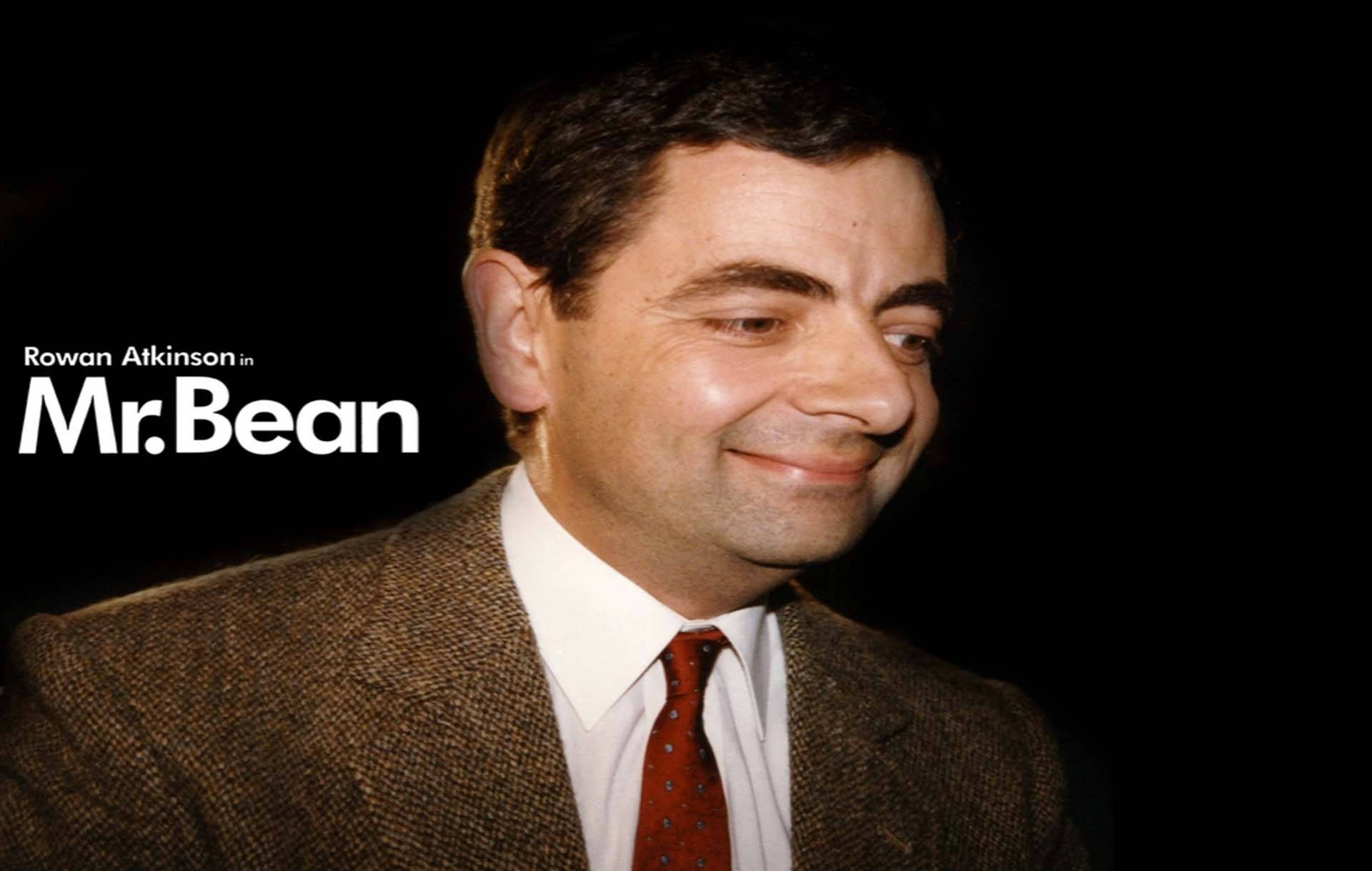 Smiling Mr. Bean 2011 Illustration Background