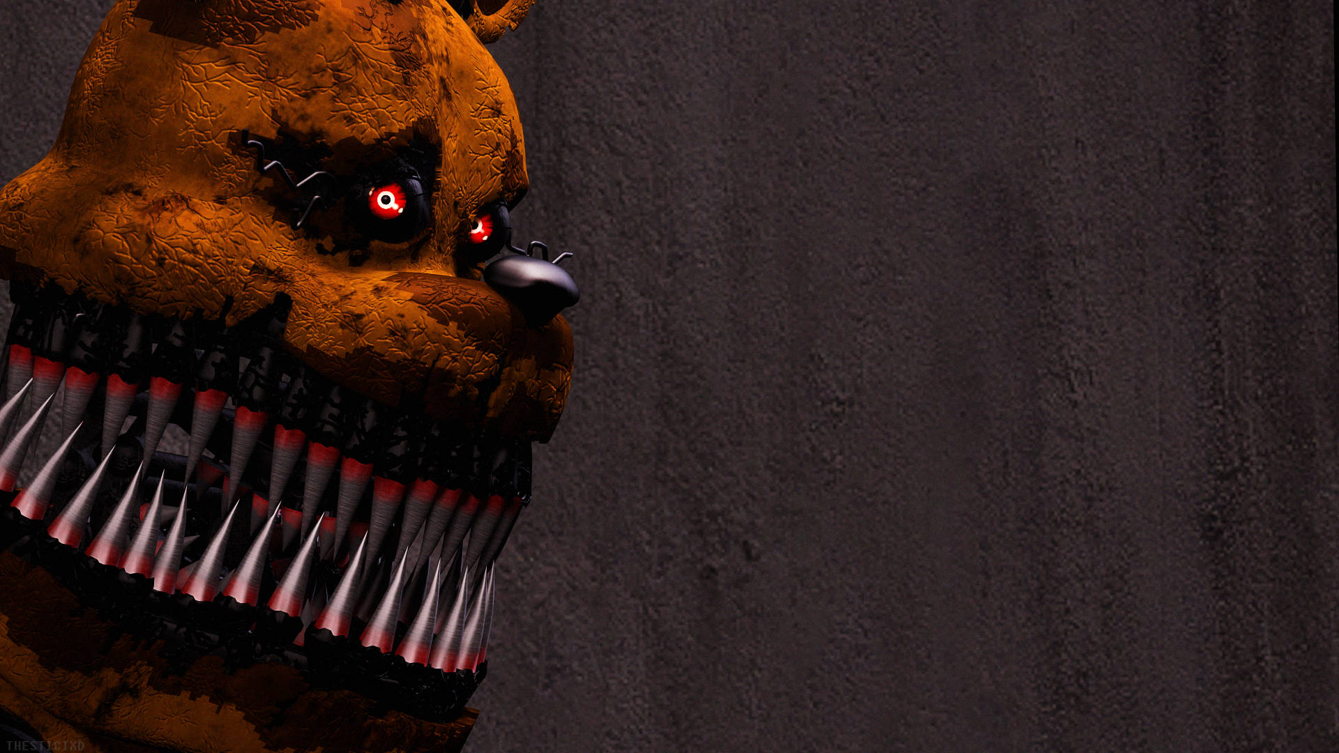 Smiling Nightmare Freddy Wallpaper