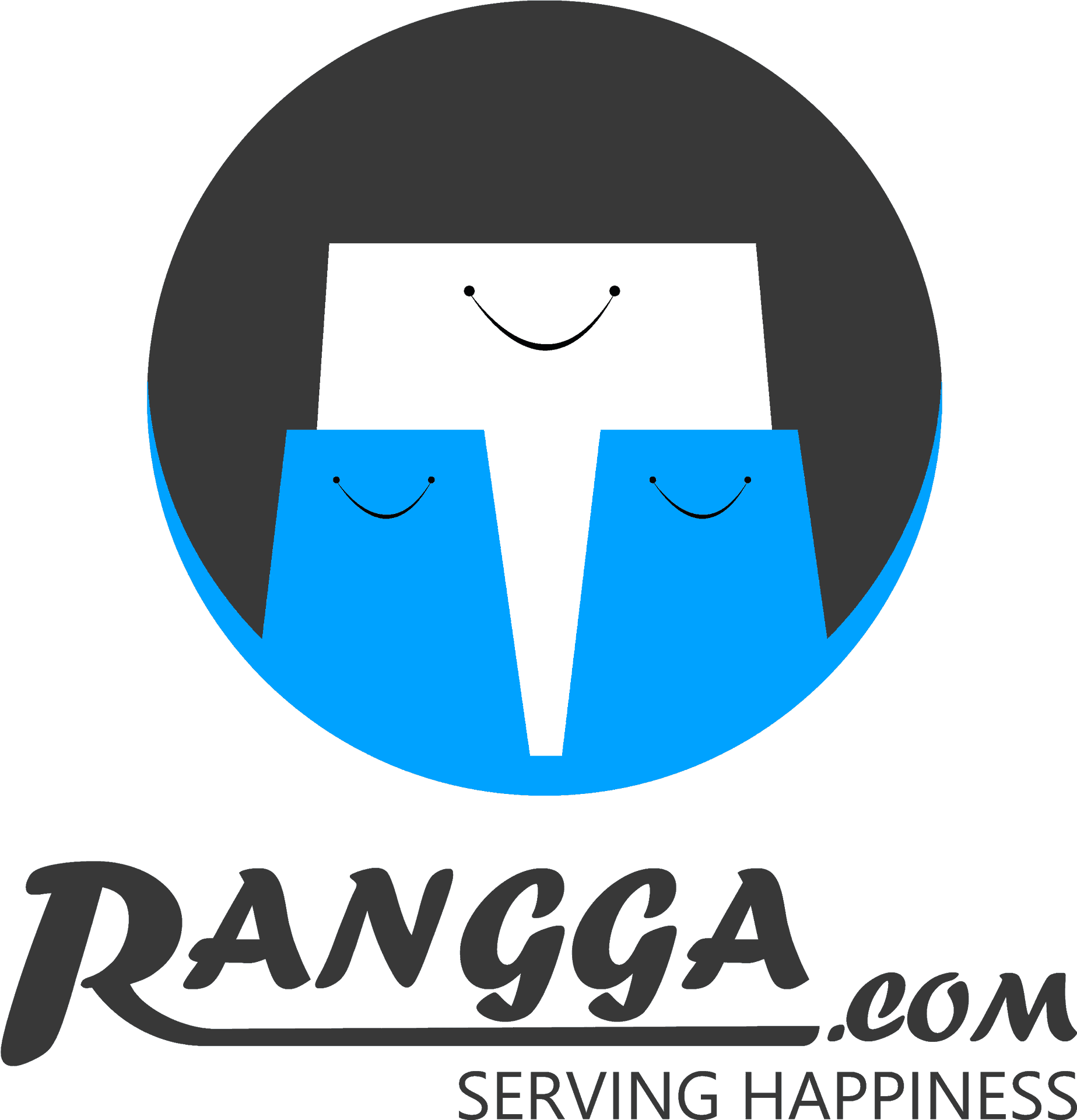 Smiling Paper Bag Logo PNG