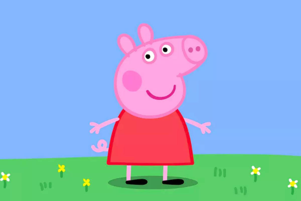 Smiling Peppa Pig Meme Wallpaper