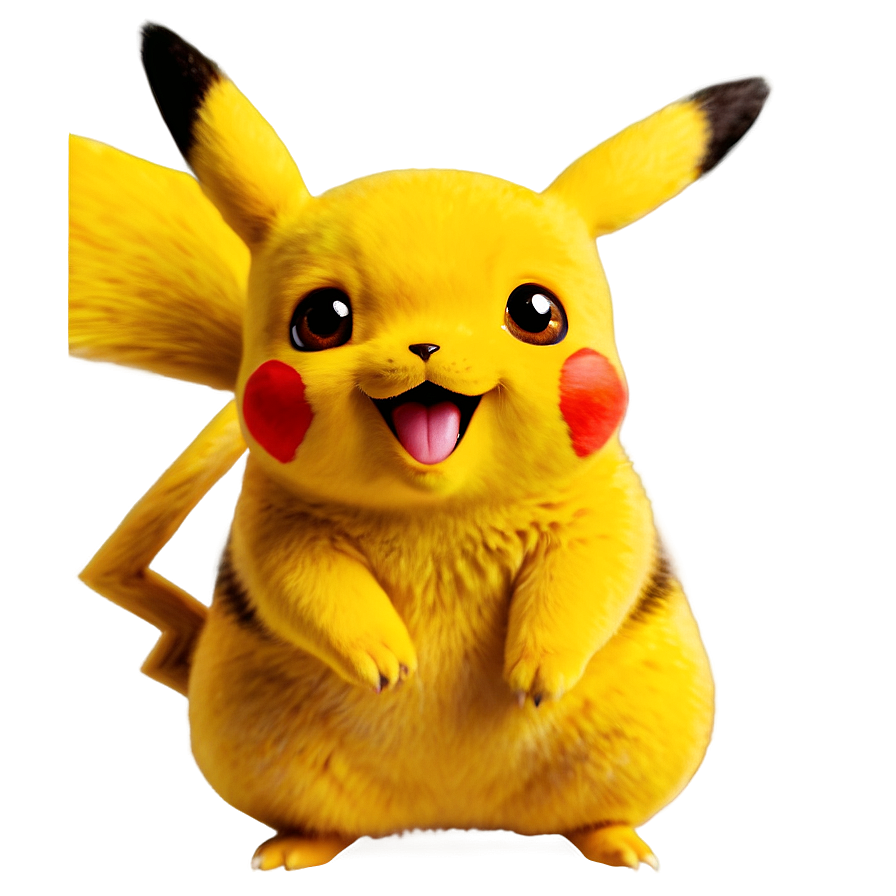 Smiling Pikachu Transparent Png 05262024 PNG