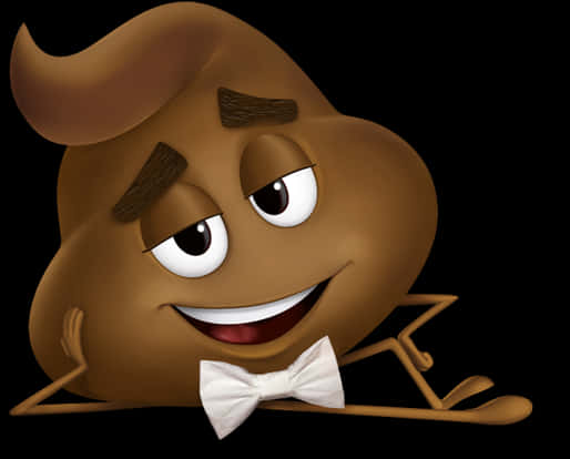 Download Smiling Poop Emoji Illustration | Wallpapers.com