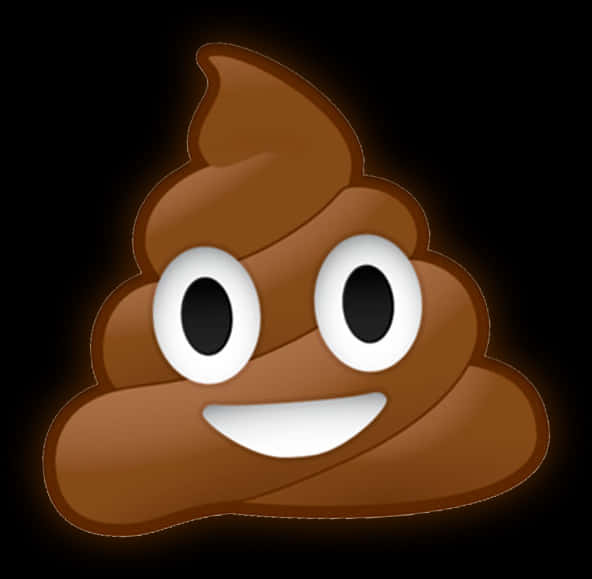 Smiling Poop Emoji PNG