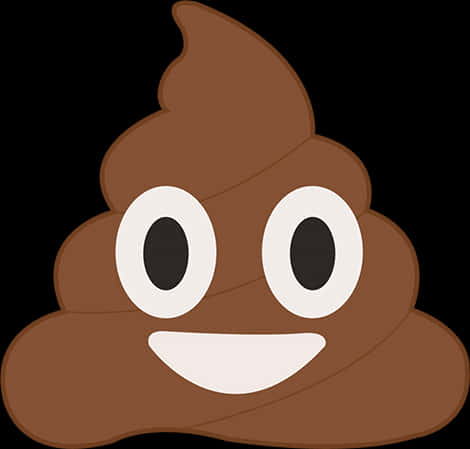 Smiling Poop Emoji PNG