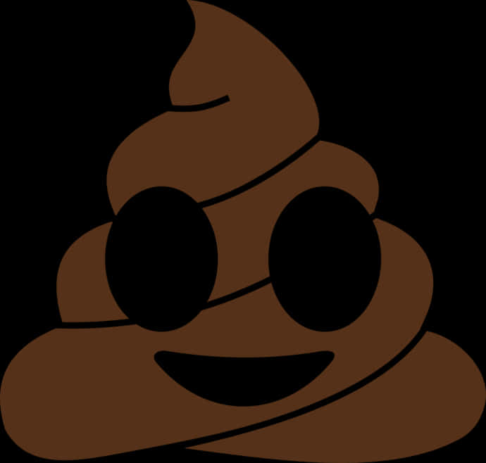 Smiling Poop Emoji PNG