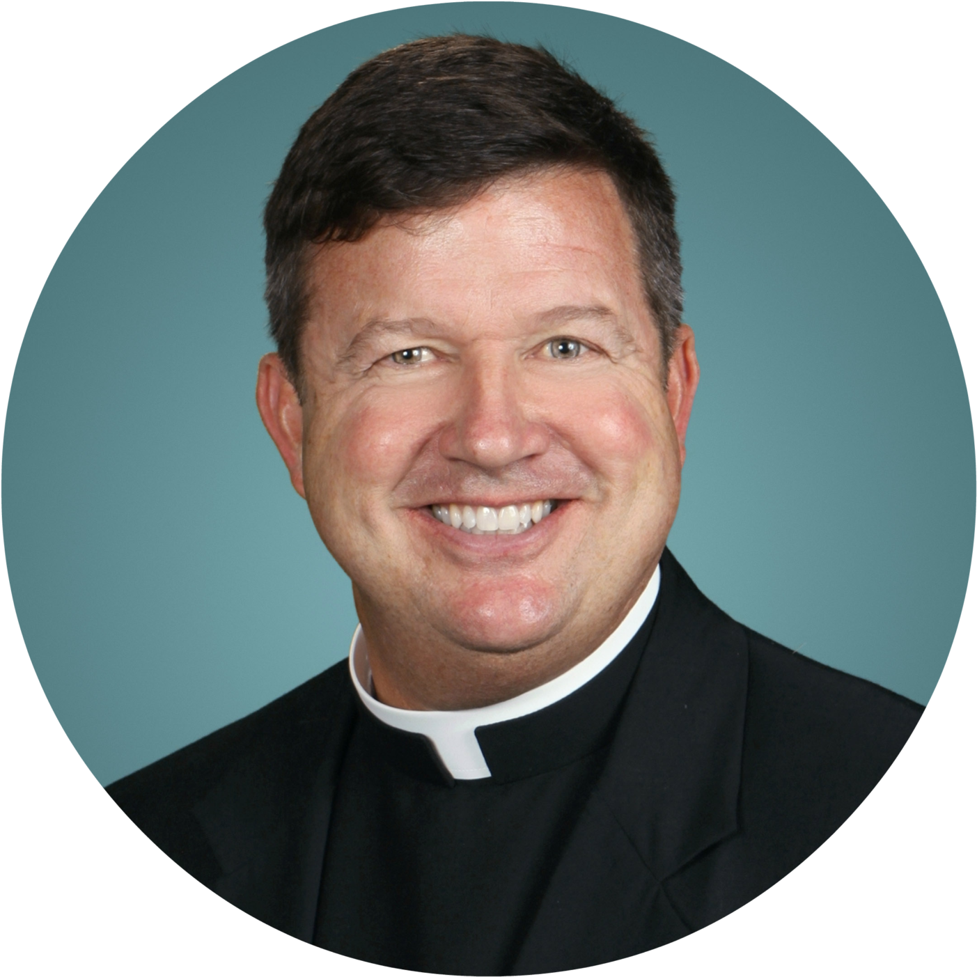 Smiling Priest Portrait PNG