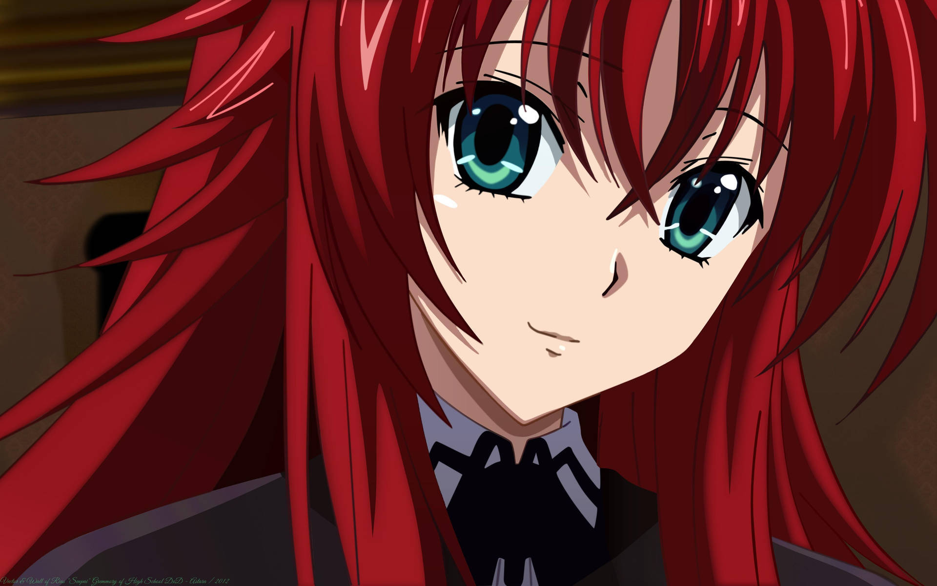 Smiling Rias Gremory High School DxD Wallpaper