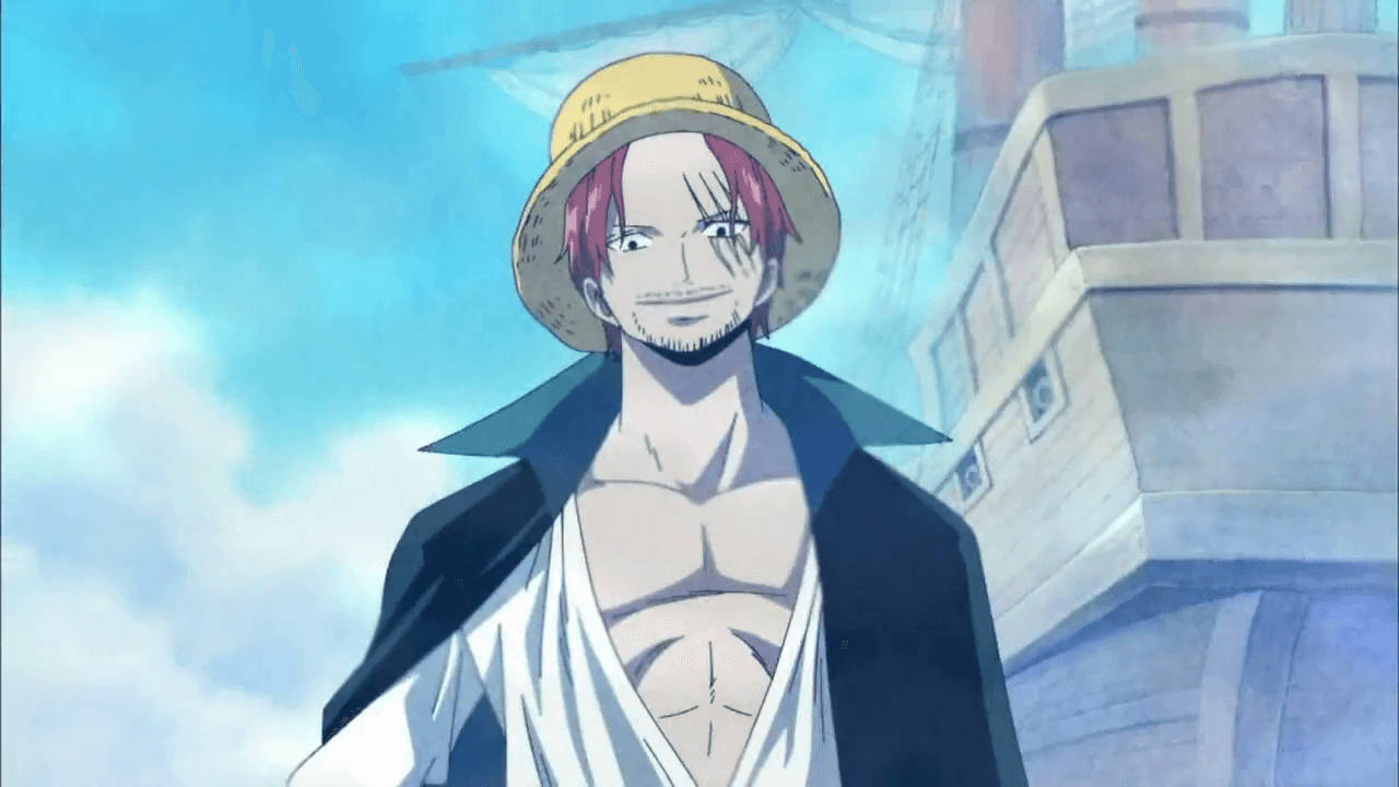 Smiling Shanks One Piece Wallpaper