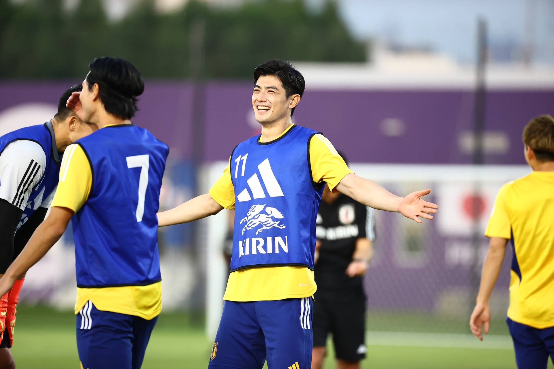 Smiling Shogo Taniguchi Japan National Football Team Picture
