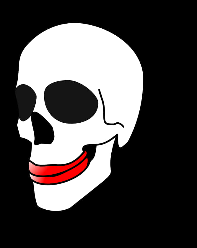 Smiling Skull Graphic PNG