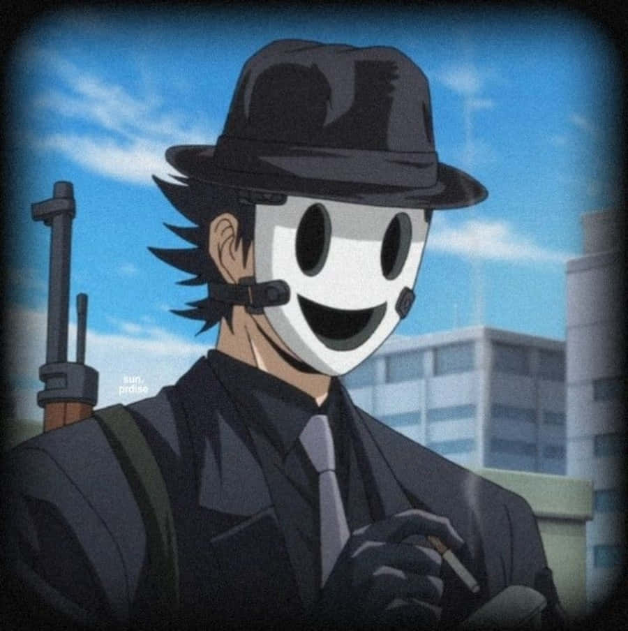 Smiling Sniper Mask Anime Character Wallpaper
