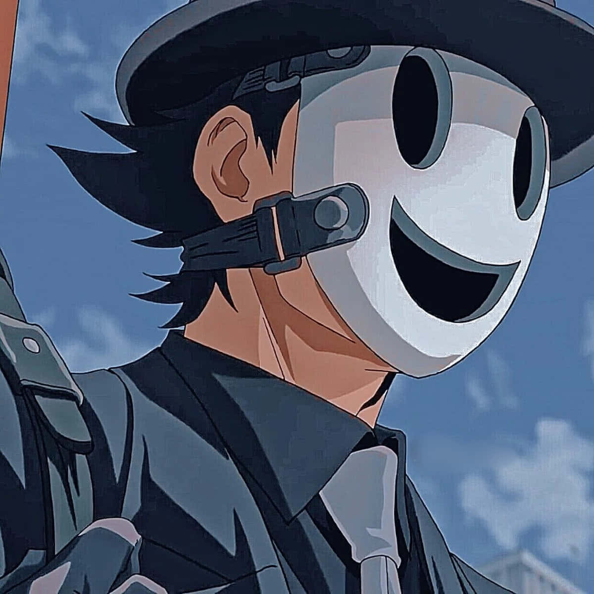 Smiling_ Sniper_ Mask_ Anime_ Character Wallpaper