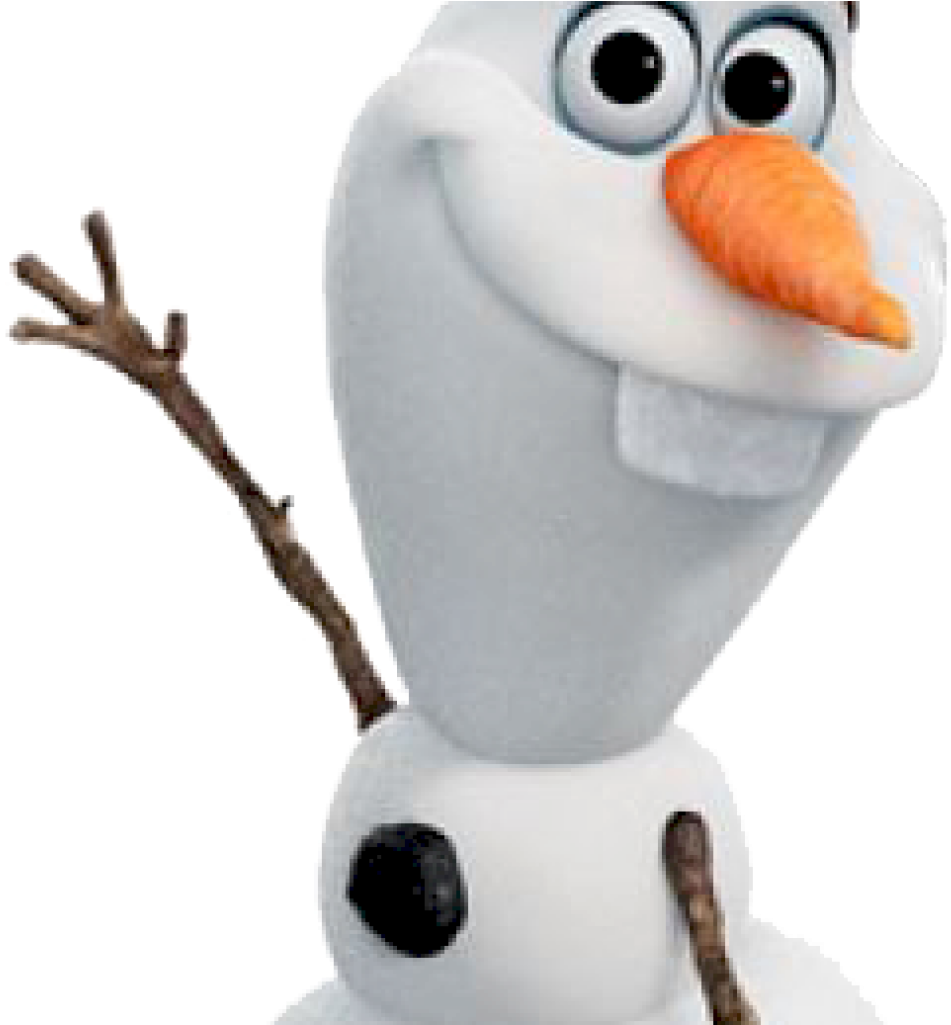 Smiling Snowman Character PNG
