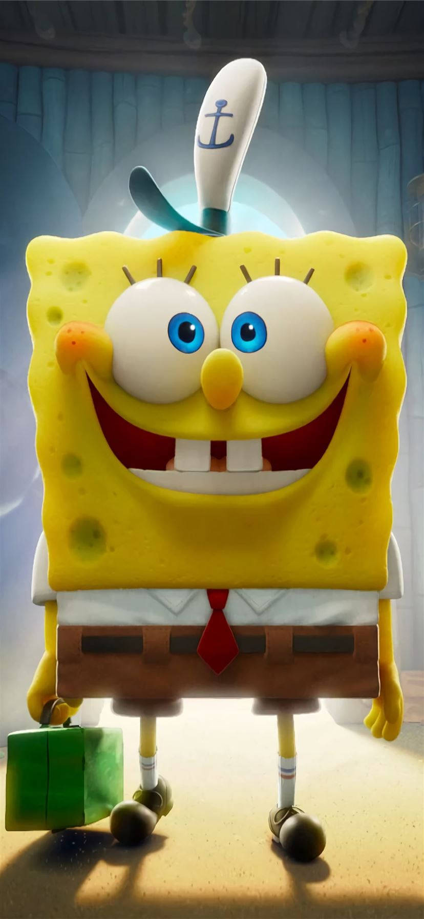 Smiling Spongebob Iphone 11 Background
