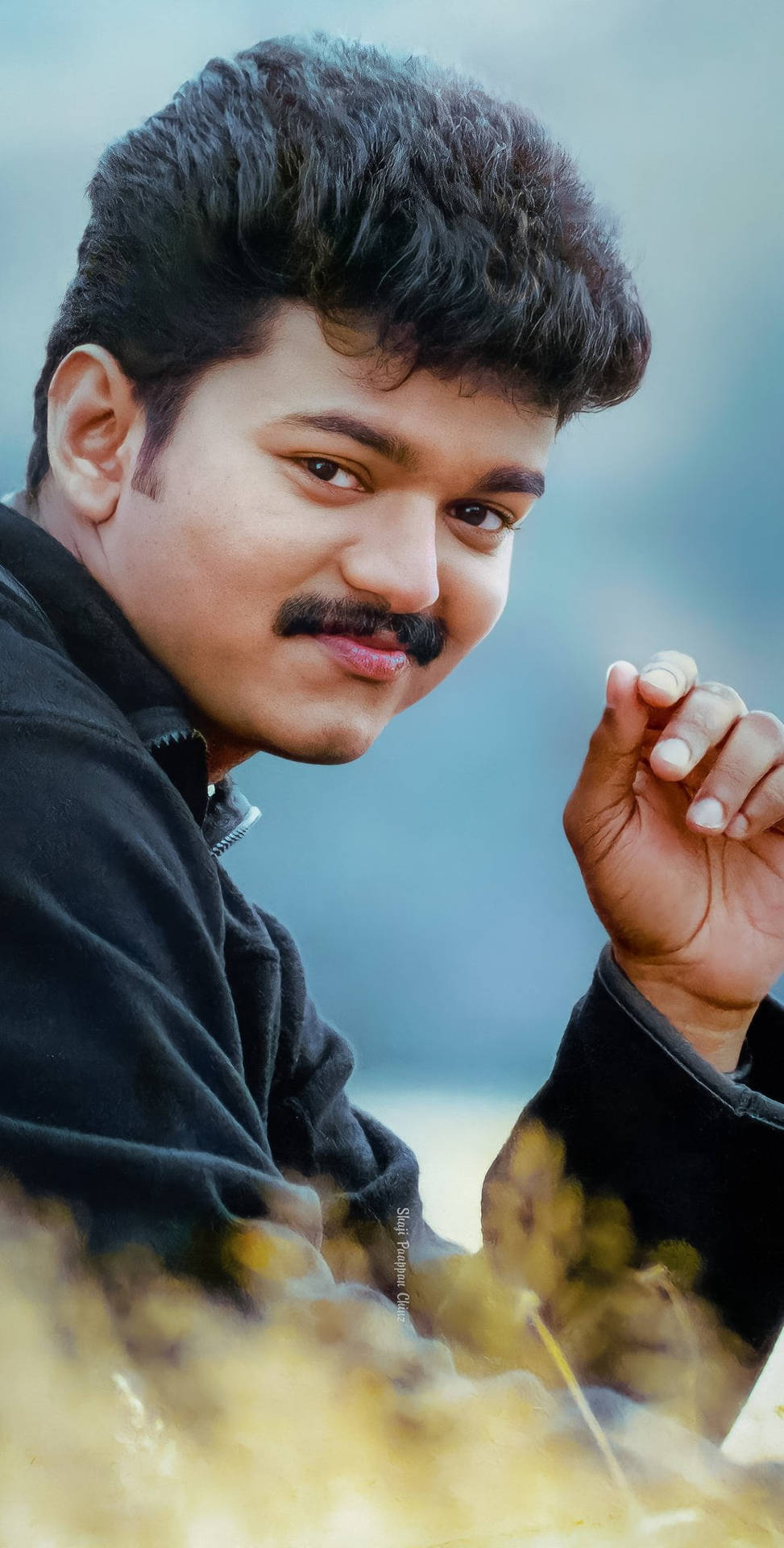 Download Smiling Thalapathy HD Wallpaper | Wallpapers.com
