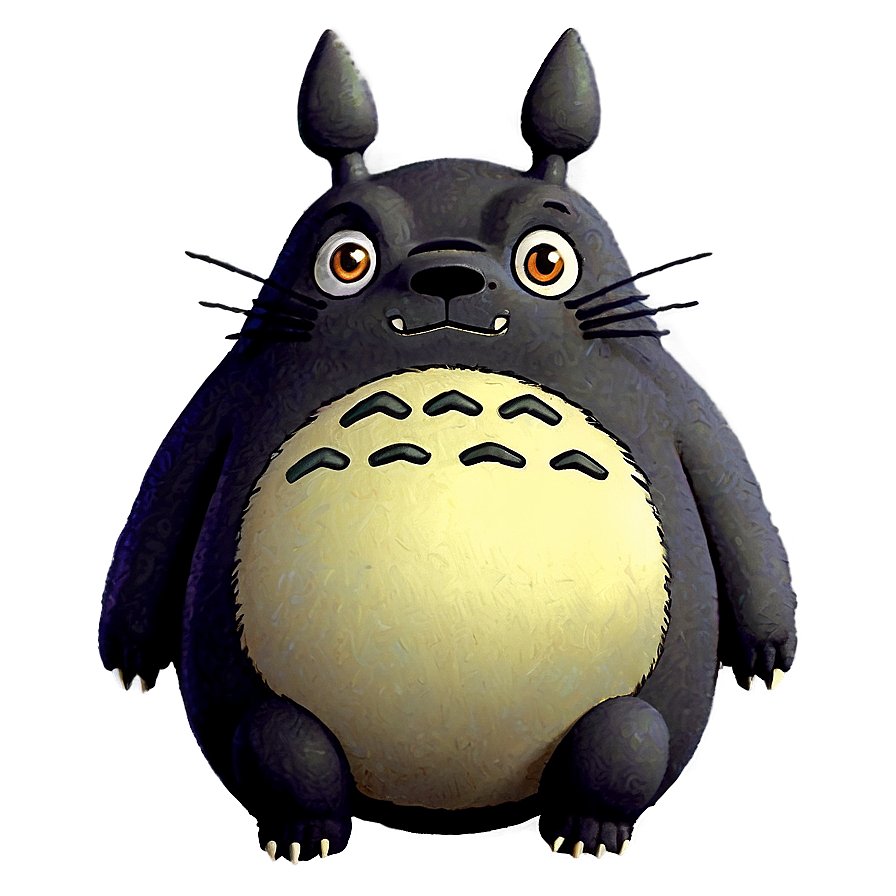 Download Smiling Totoro Cartoon Png 76 | Wallpapers.com