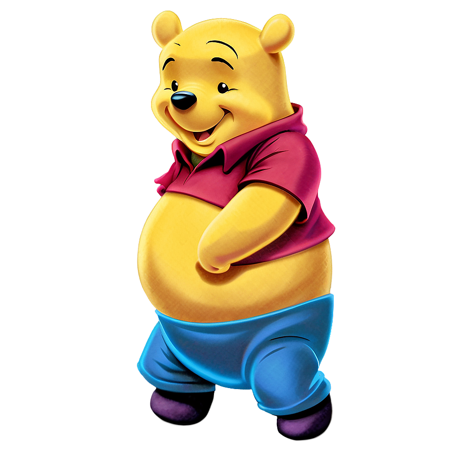 Download Smiling Winnie The Pooh Png 6 | Wallpapers.com