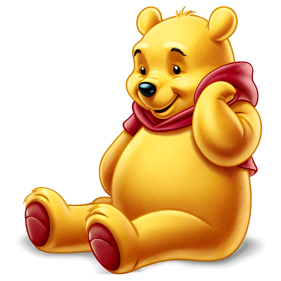 Download Smiling Winnie The Pooh Png Tsb | Wallpapers.com