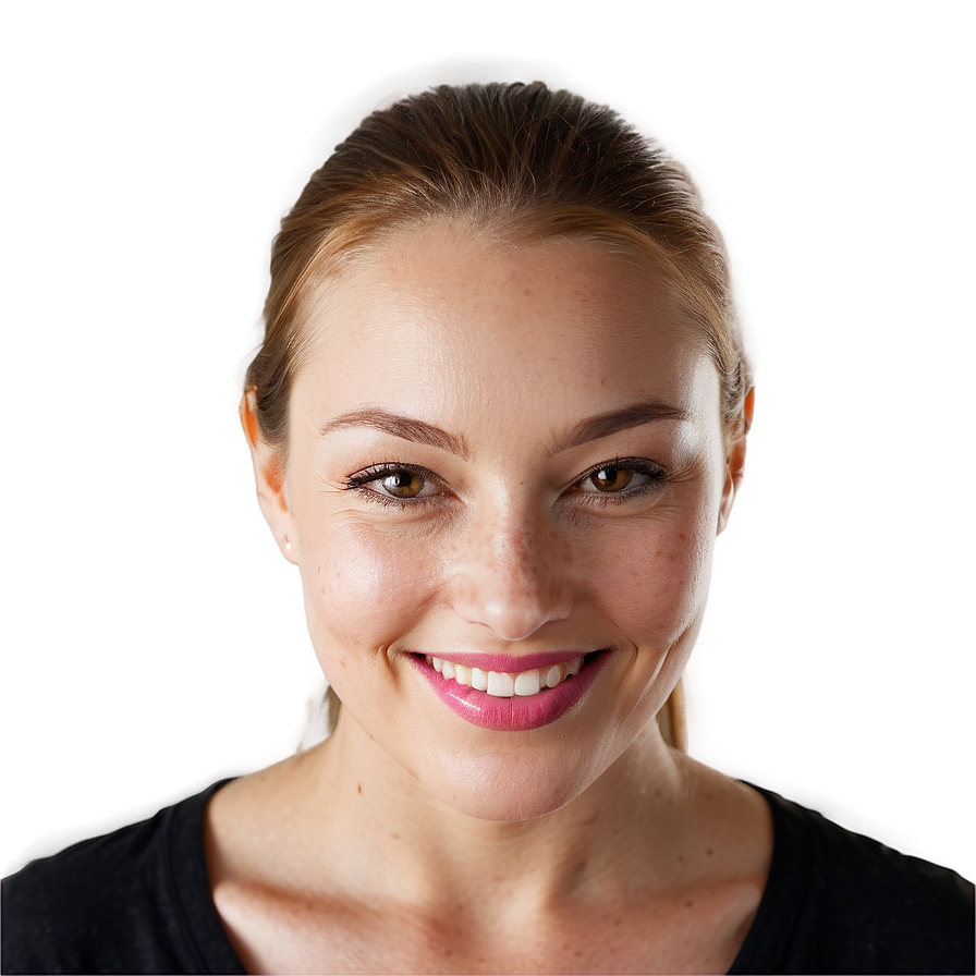 Smiling Woman Face Png Etn72 PNG