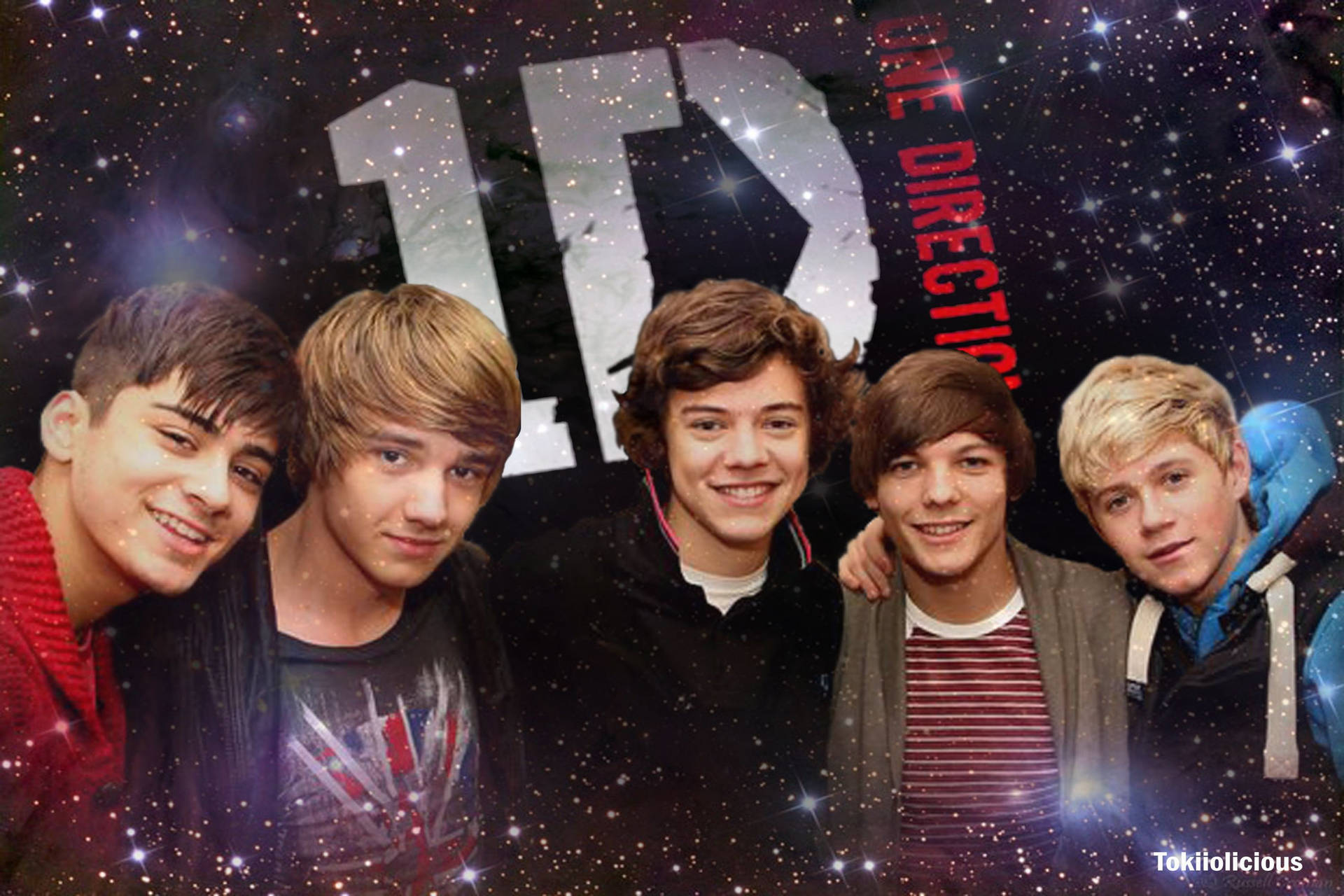 One Direction – Smiling and Ready to Make Fans Happy Wallpaper