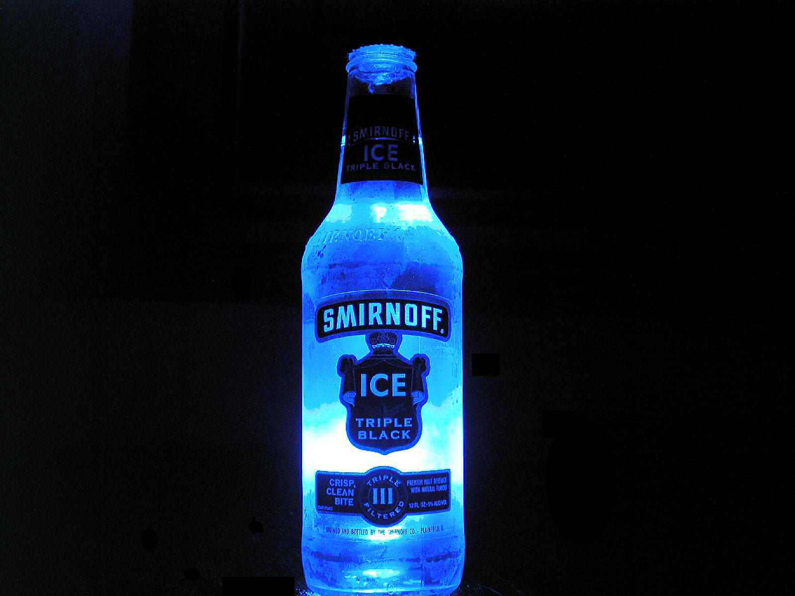 Smirnoff Ice Cold Vodka Bottle Wallpaper