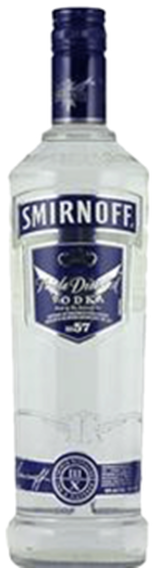 Smirnoff Vodka Bottle PNG