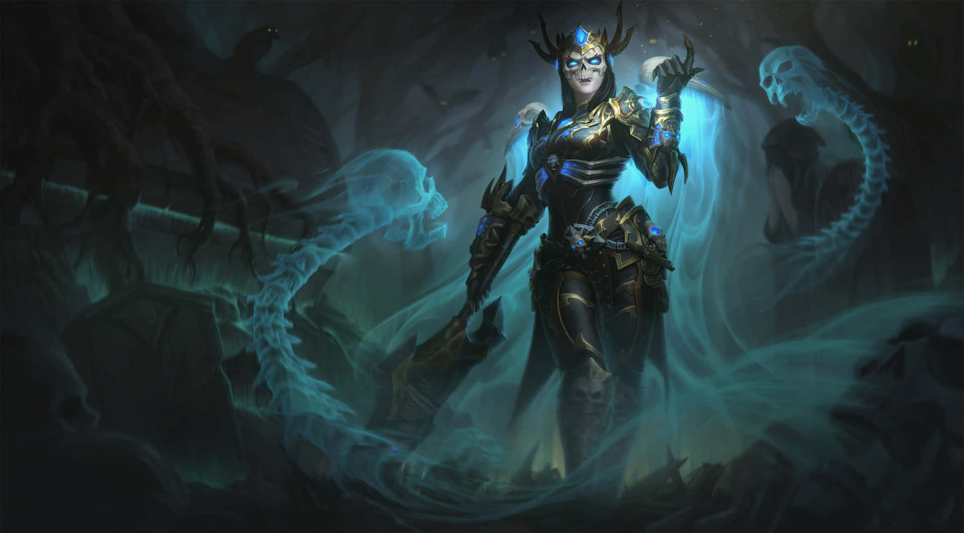 Discover the gods of SMITE and join the millions of players in a thrilling adventure Wallpaper
