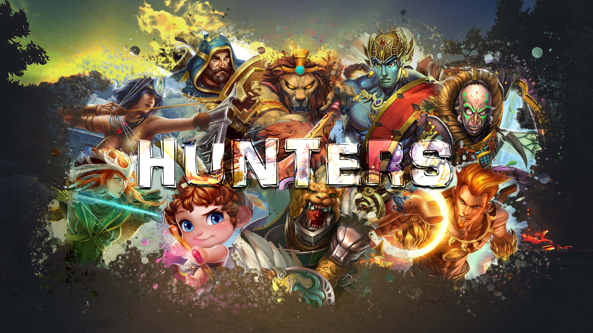 Hunters - A Game With Many Characters Wallpaper