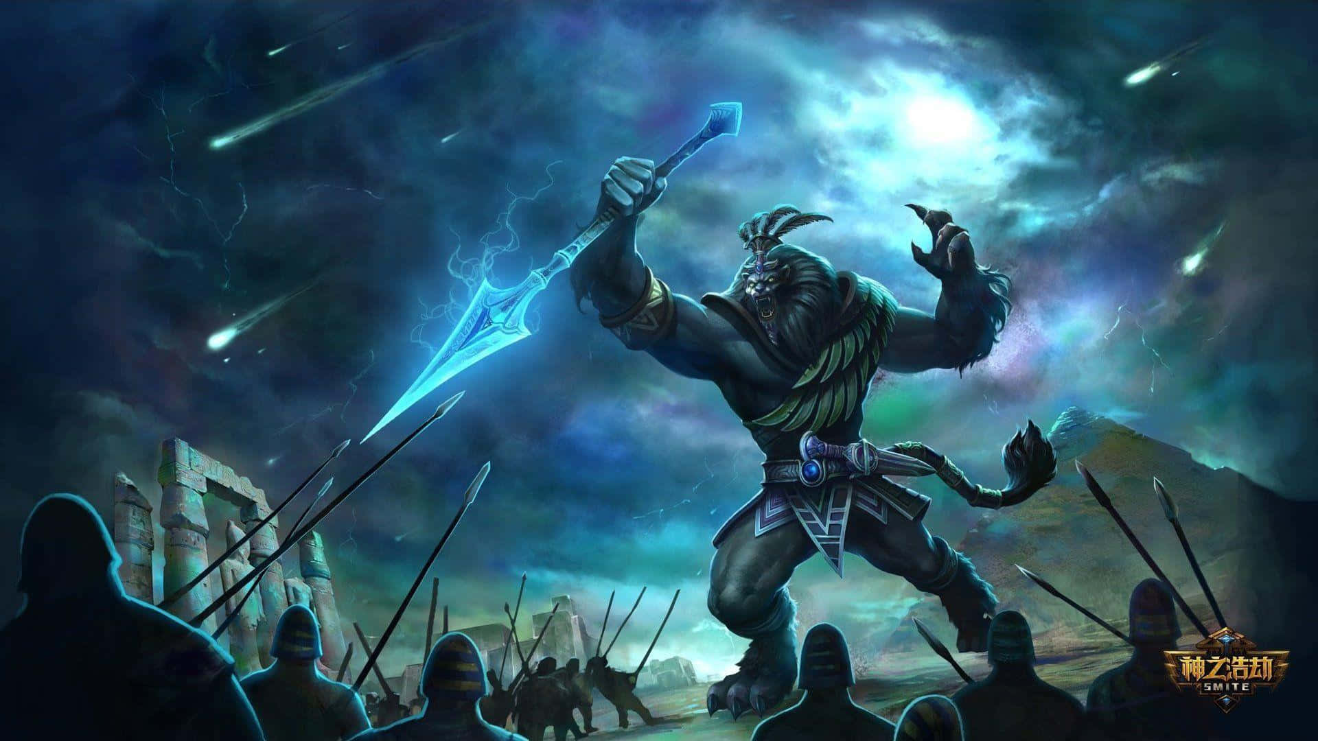 Experience The Epic Battle Between Gods And Mortals In Smite Wallpaper