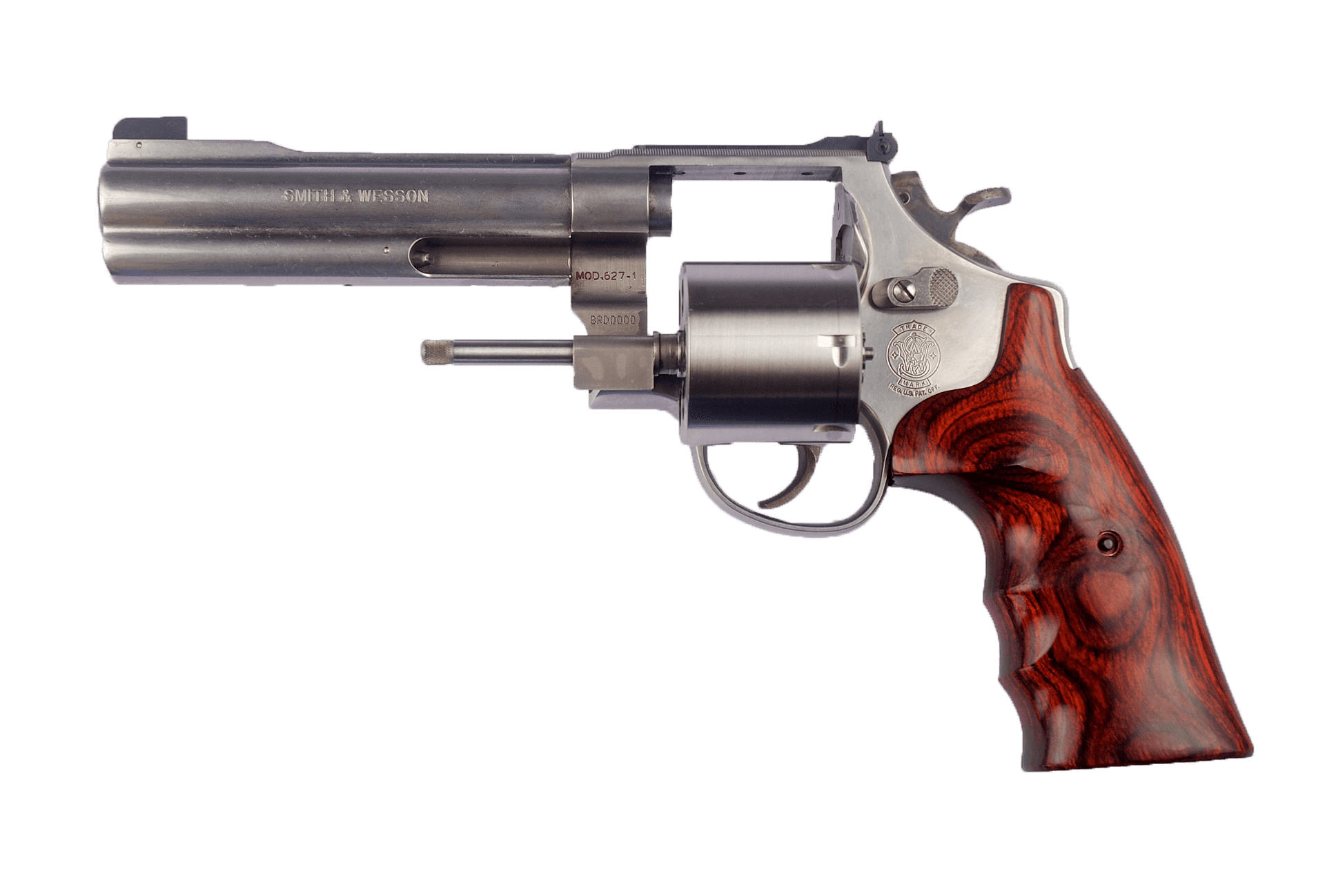 Smith Wesson Revolver Isolated PNG