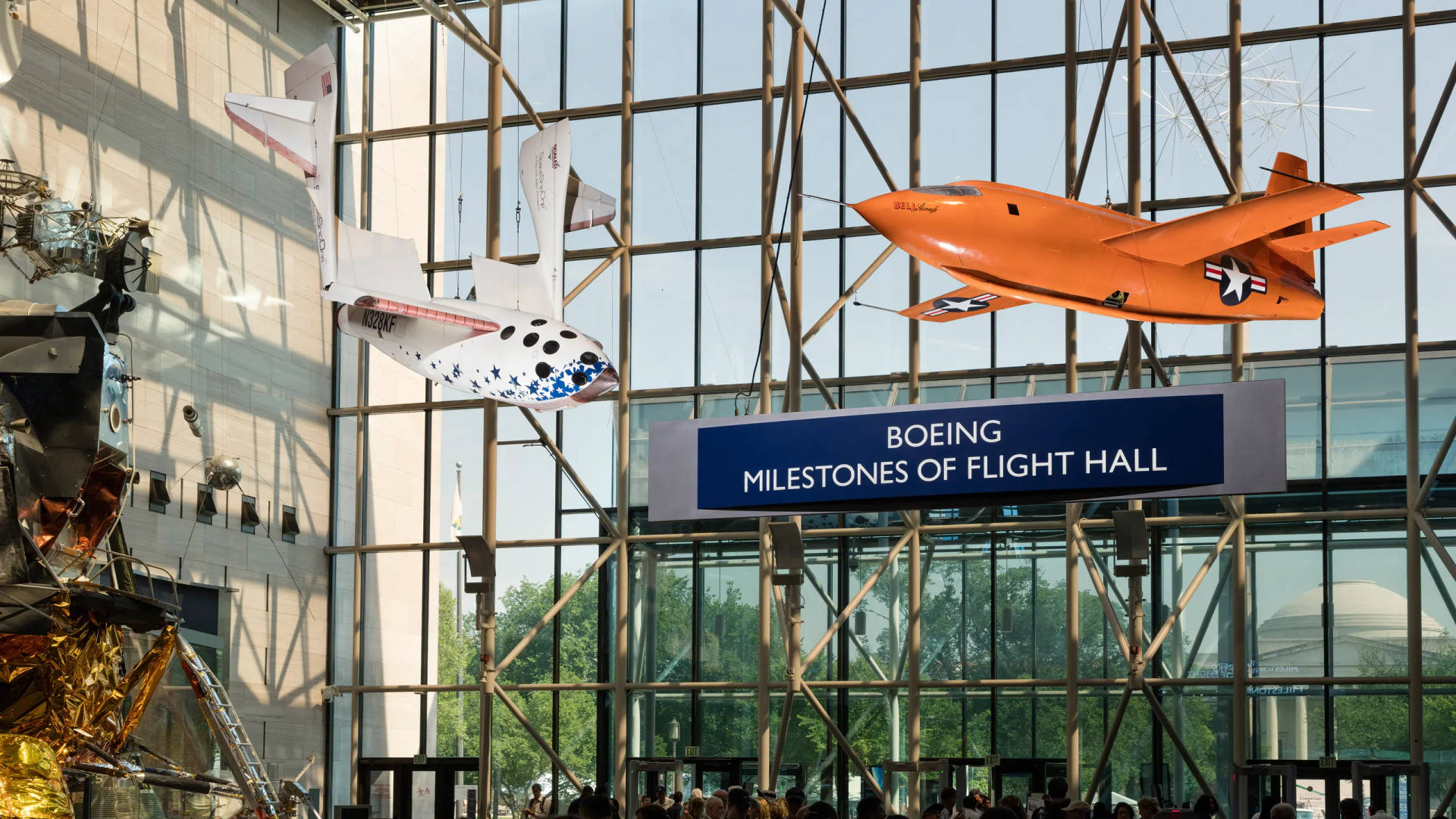 Smithsonian Boeing Milepæle Flight Hall Wallpaper