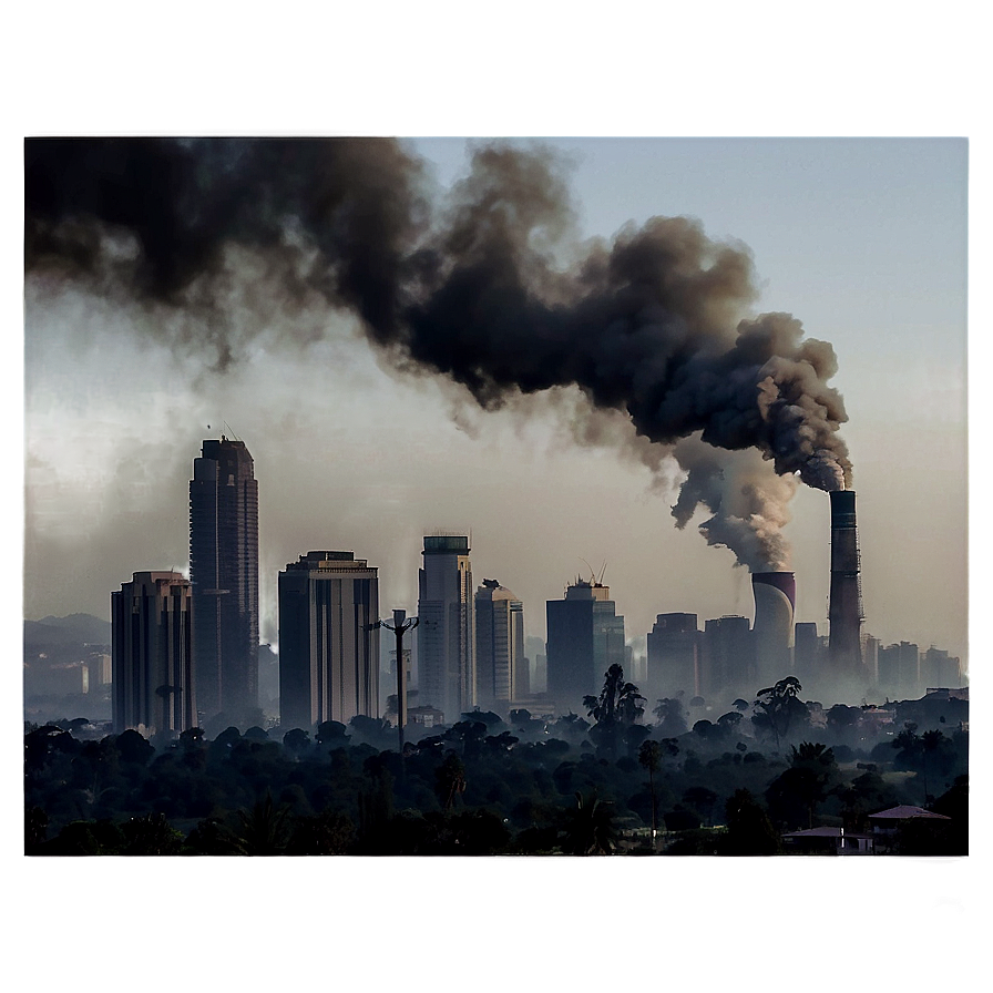 Smog Overpowering City Png Bgr42 PNG