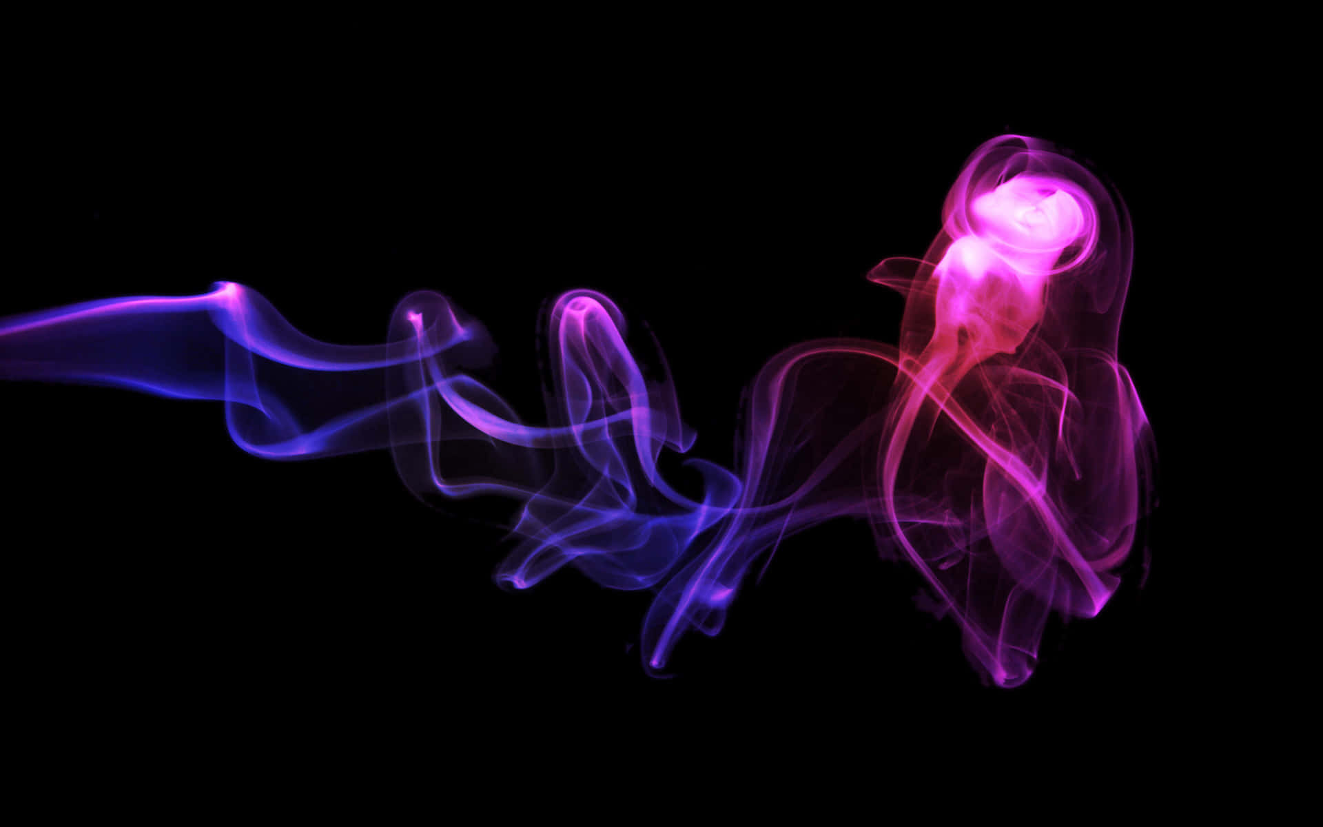 Purple And Pink Smoke Swirls Background