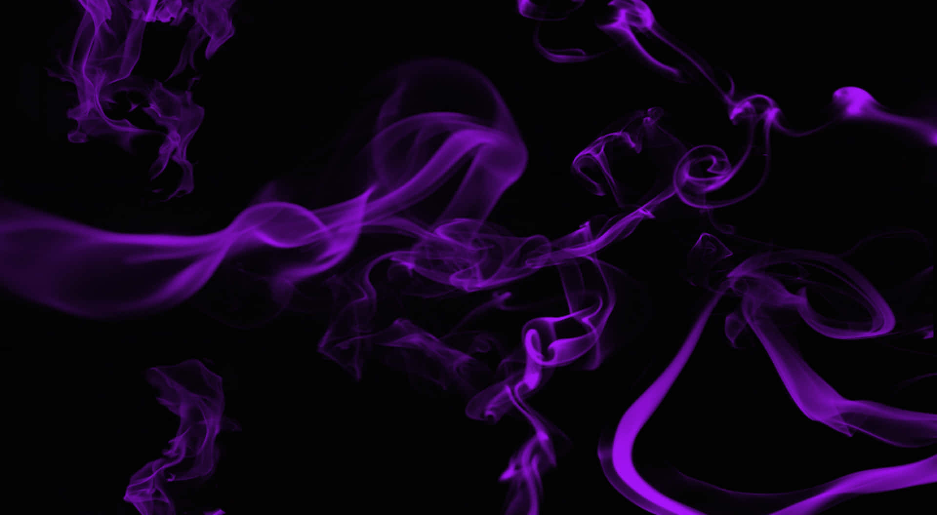 Purple Smoke In Black Aesthetic Background