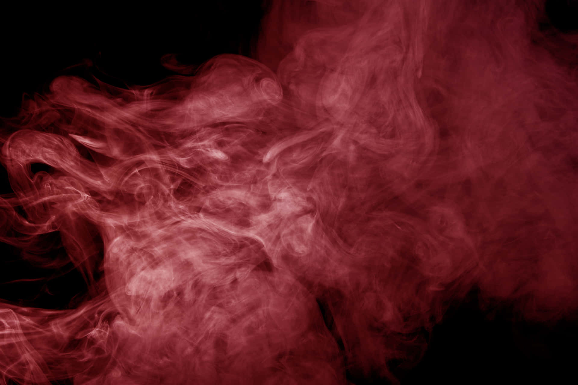 Red Smoke With White Highlights Background