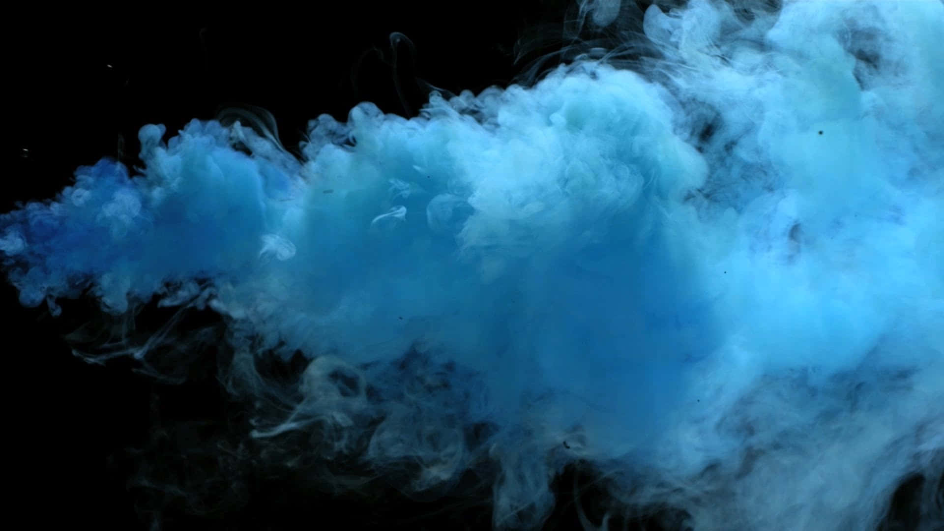 A Chilling Blue Smoke Wallpaper