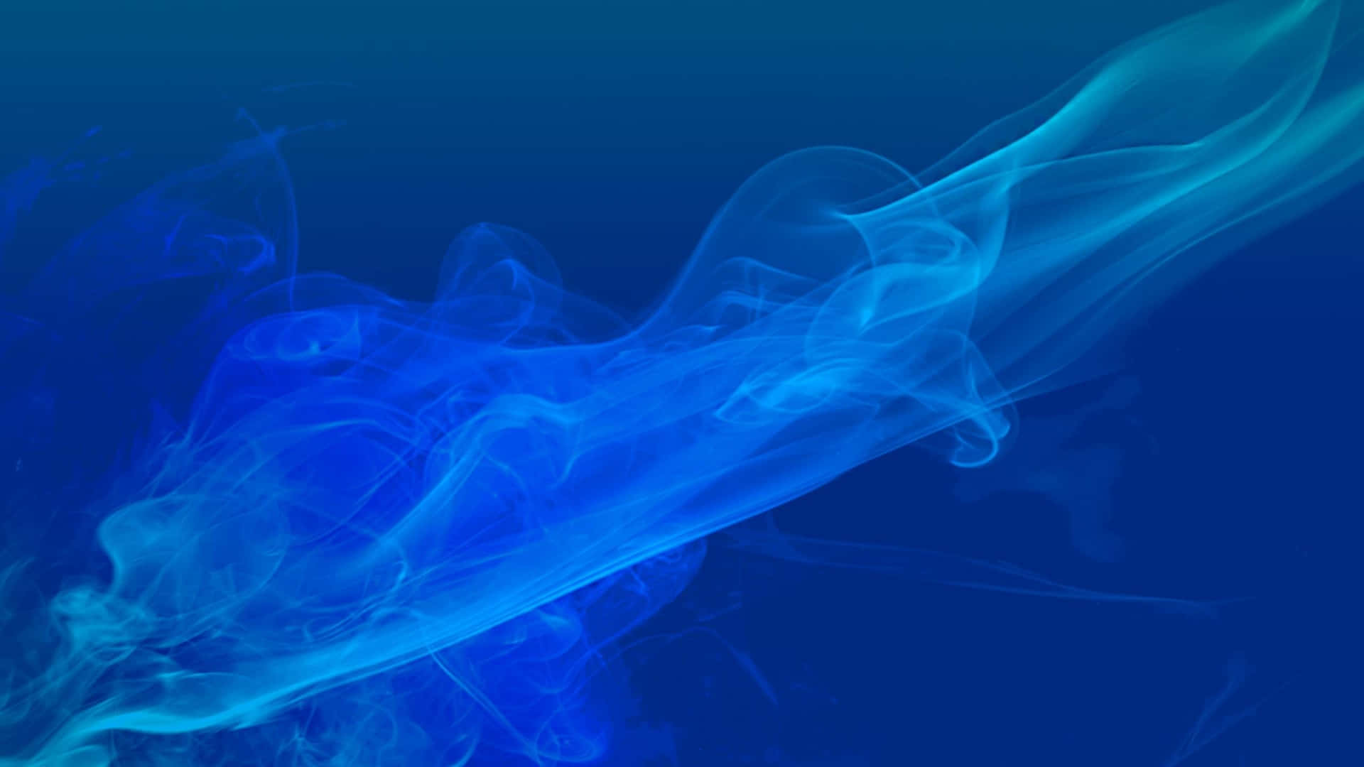 Enjoy a surreal underwater experience with smoke blue wallpaper Wallpaper
