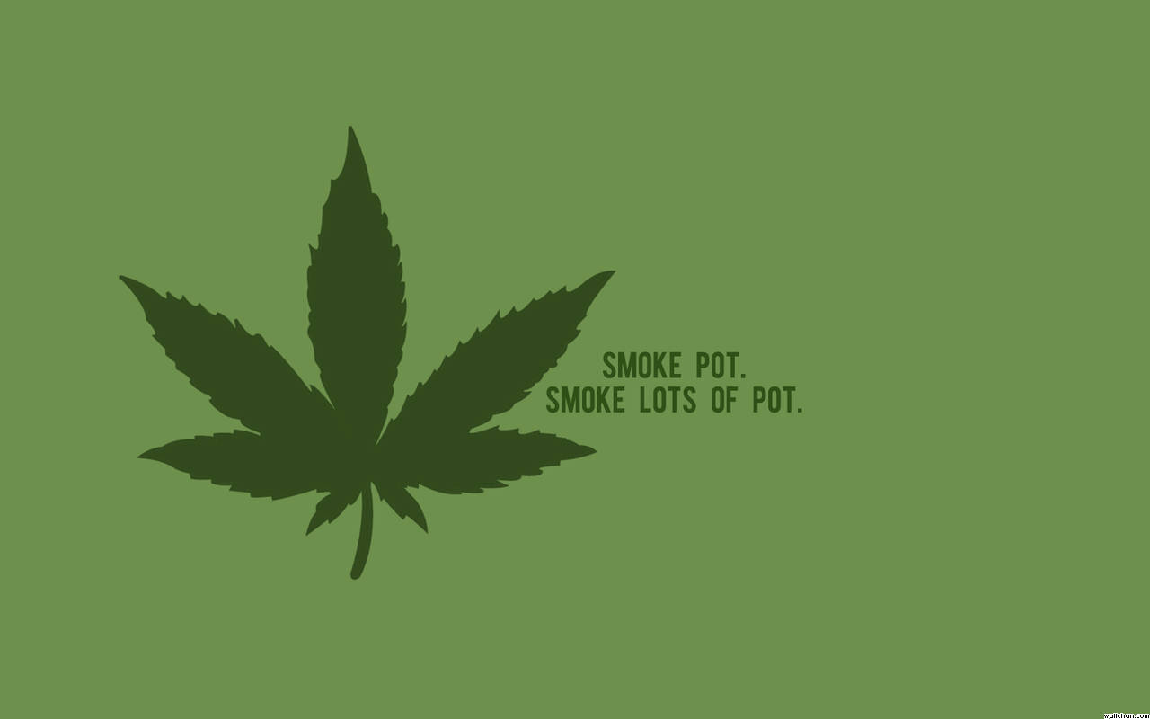 Røg Pot Cannabis Wallpaper