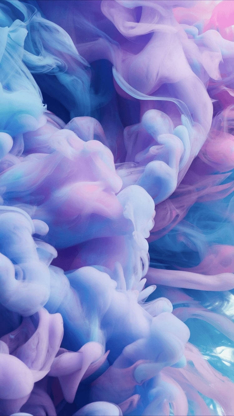Smoke Splashes Pastel Purple Tumblr Wallpaper